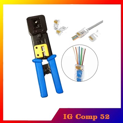 Crimping Tool RJ45 Cat 5 dan Cat 6 / Tang Crimping tool EZ RJ45
