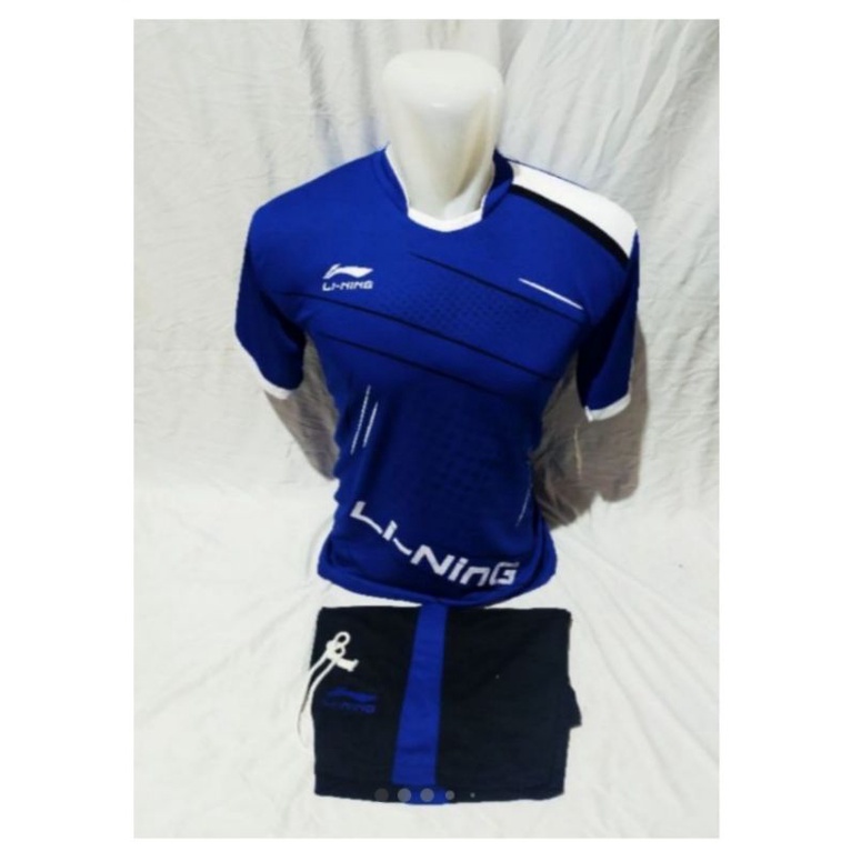 setelan kaos badminton baju bulutangkis kaos badminton pria wanita dewasa