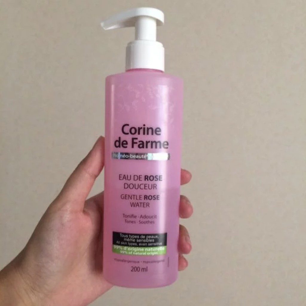 Corine De Farme Gentle Rose Water 200ml Shopee Indonesia