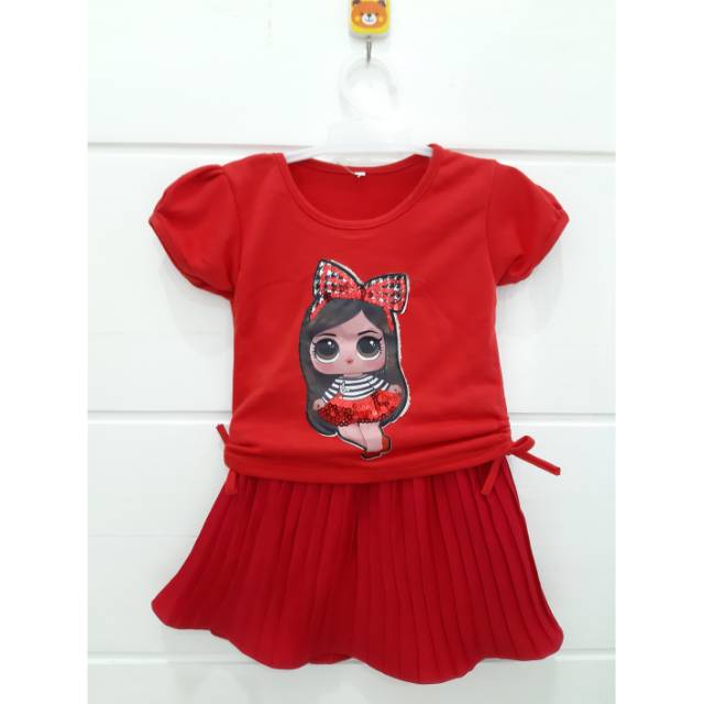 Setelan anak plisket