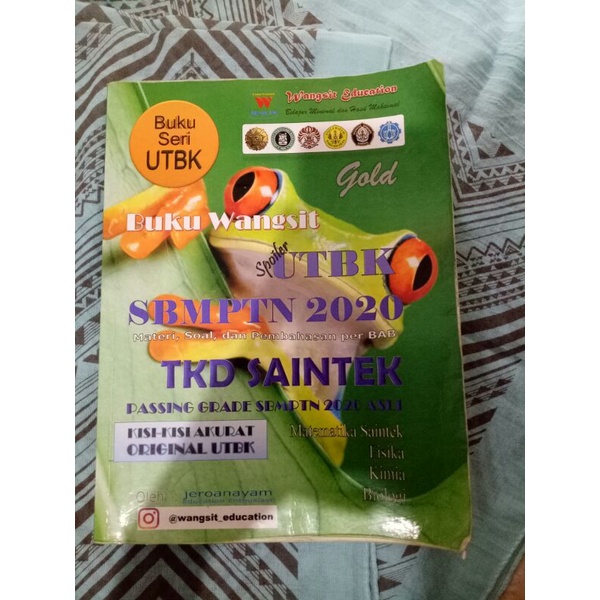 BUKU WANGSIT UTBK SAINTEK GOLD 2020