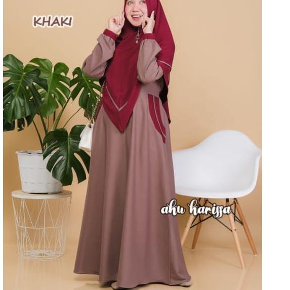 Telah Hadir.. GAMIS SET SYARI ADELA AKU KARISSA / BAJU GAMIS TERBARU / PROMO &  BAYAR DI TEMPAT