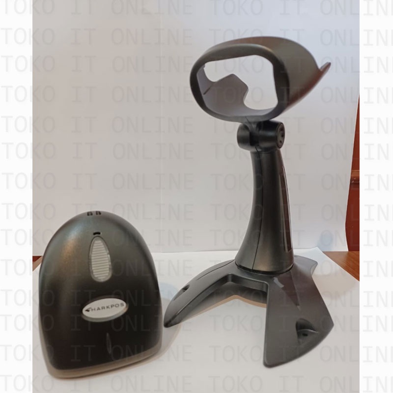 SHARKPOS QS-2420 BARCODE SCANNER 2D QS2420 USB QR CODE FAKTUR SETARA KS605