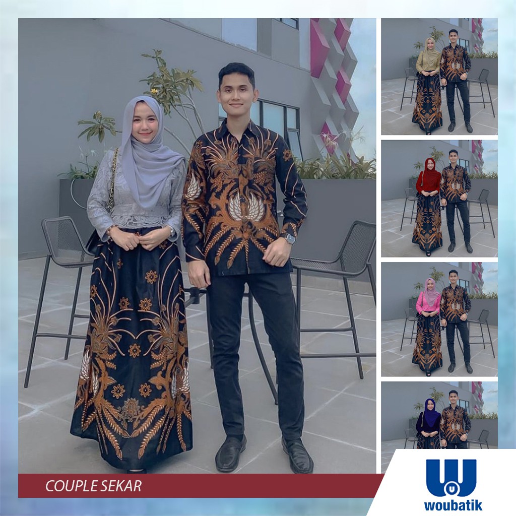 NEW ARRIVAL COUPLE SEKAR KEBAYA BATIK SARIMBIT MODERN ...