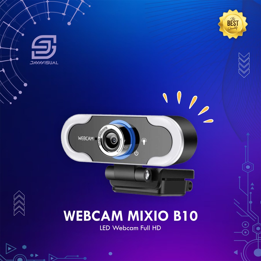 [JaVis] MIXIO B10 Webcam 1080P FULL HD 3-level led Ringlight