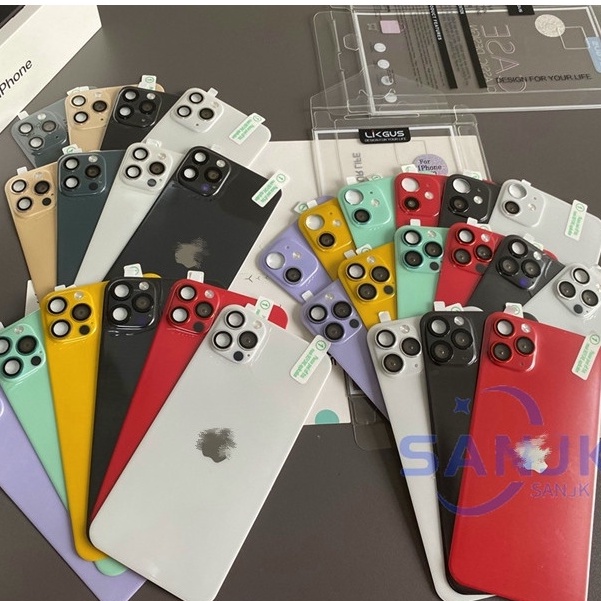 For Case iP XR changed to iP 12Pro / iP 11 changed to iP 12Pro / iP X/XS changed to iP 11 Pro / xr changed to iP 11 / xsmax changed to iP 11promax camera fake back cover