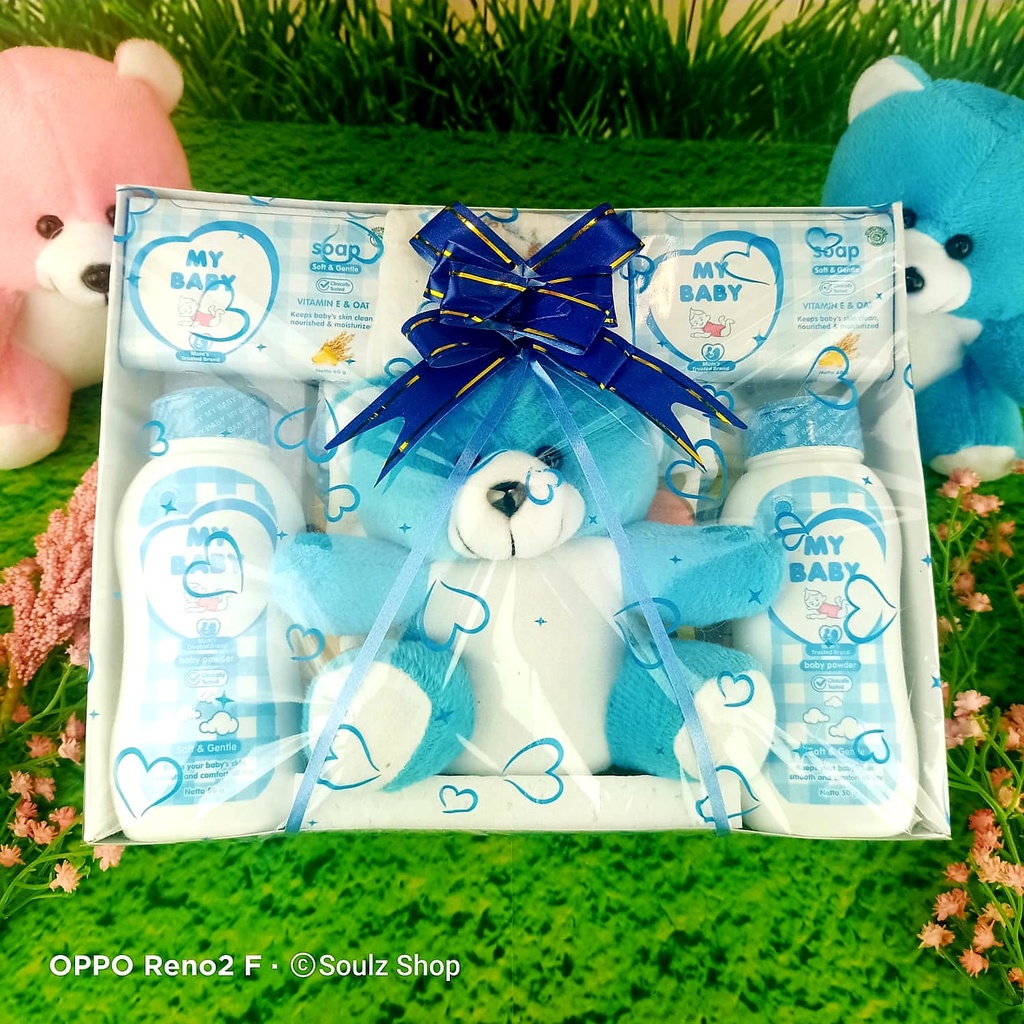 SOUL [Baby 08] Hamper Bayi Kado Lahiran Newborn Paket Set Lengkap  Cute Gift Parcel Real Pict Hampers baby boy and girl Parcel Bayi Laki-laki Perempuan