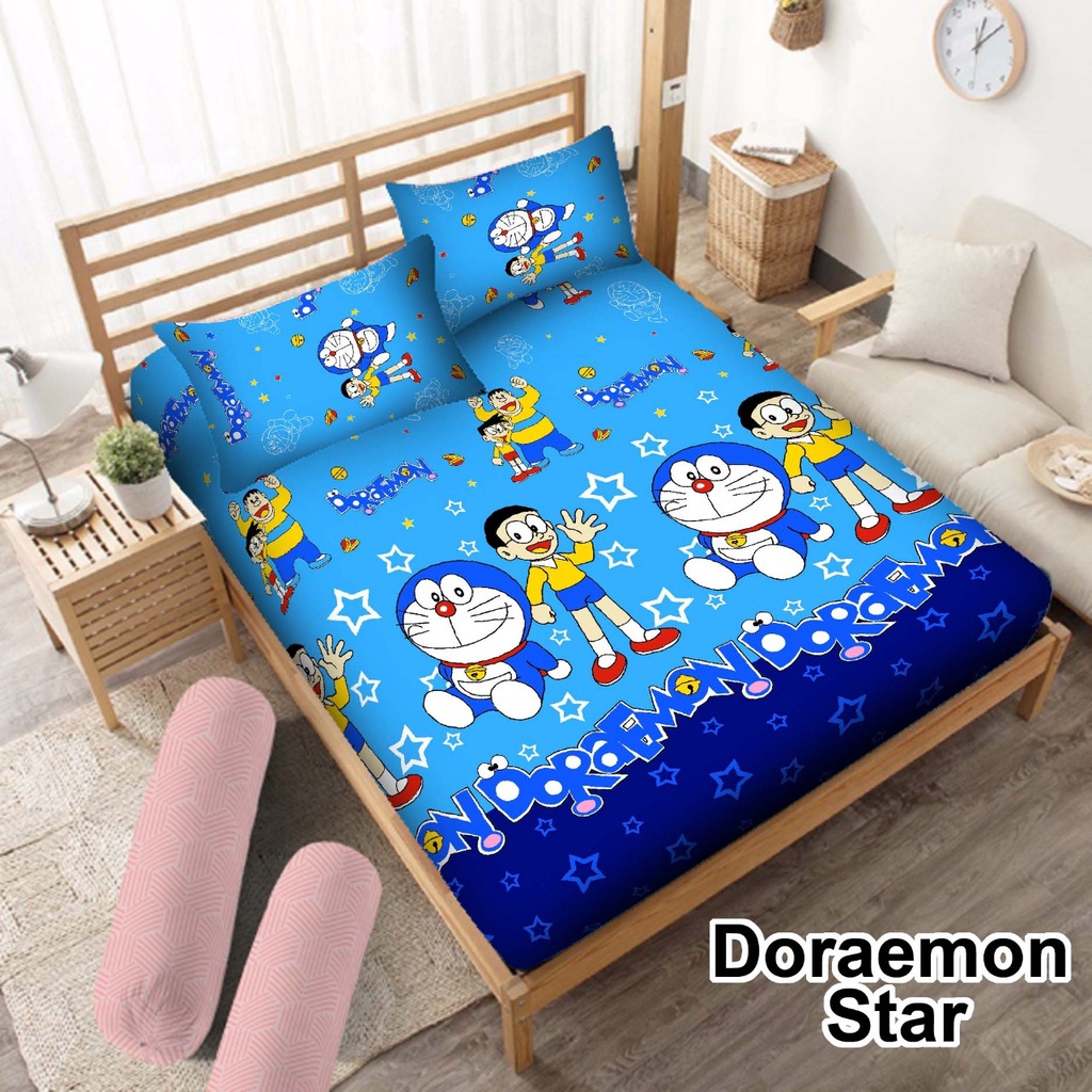 SPREI KARAKTER KARTUN KUALITAS SAMA DENGAN BONITA - ANTI LUNTUR UKURAN 180x200/1 SET SEPRAI HOMEMADE 180X200