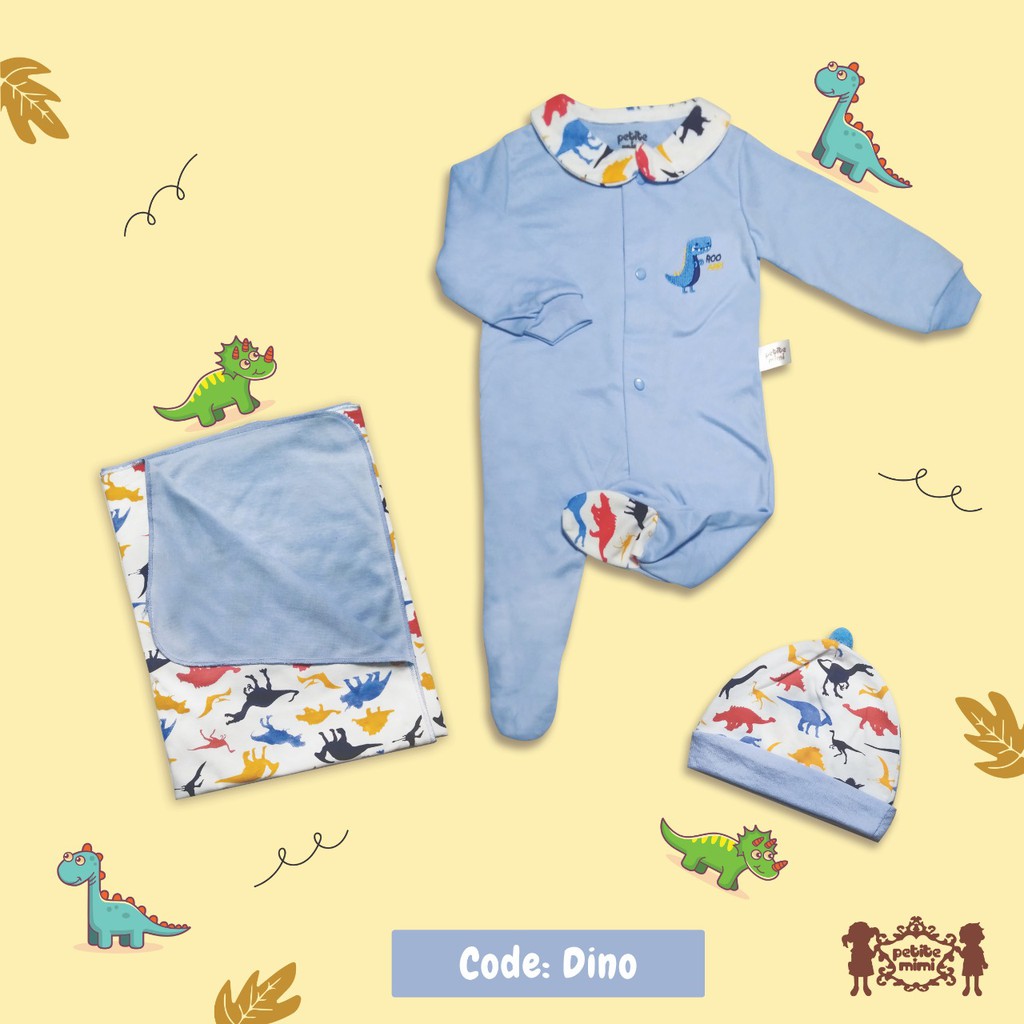 4 in 1 blanket set petite mimi//baju bayi//gift kado//newborn