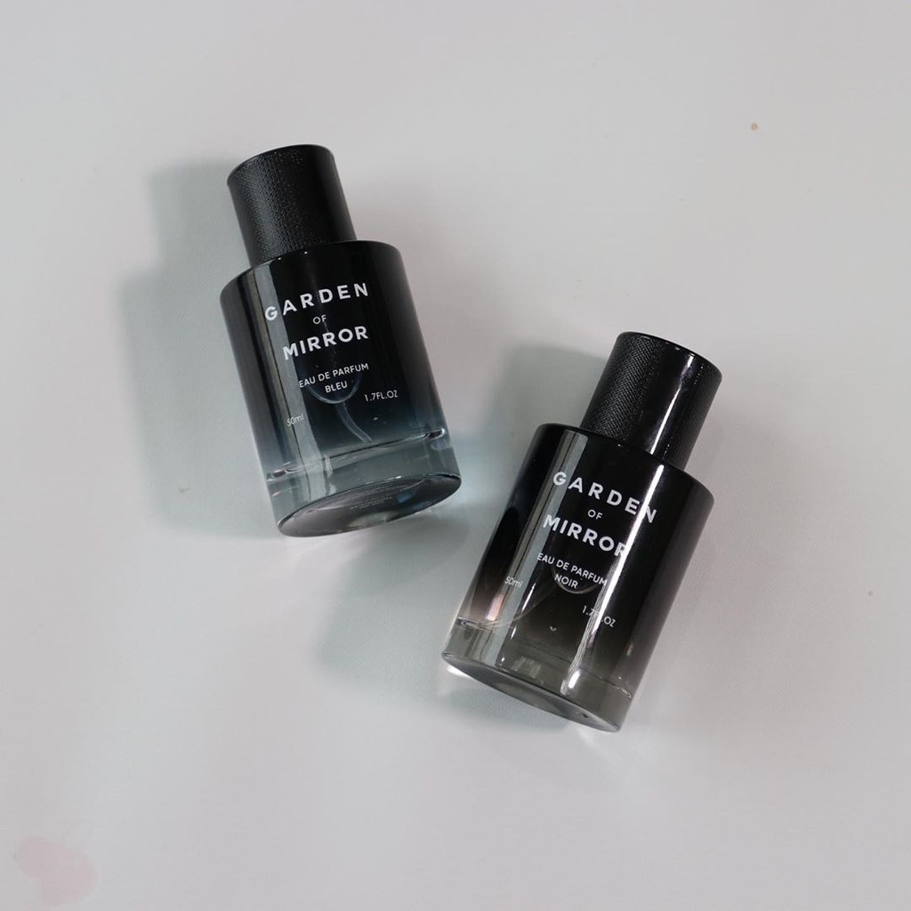 Garden of Mirror Bleu and Noir Parfum Miniso