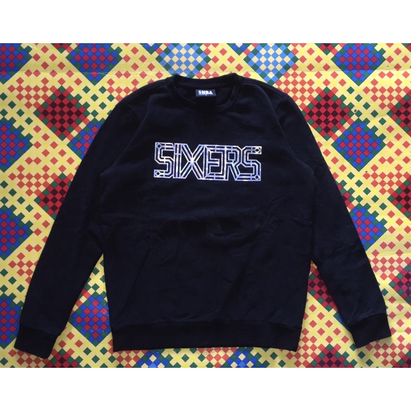 Sweater Oblong CrewNeck CN NBA Sixers Second Branded Second Original