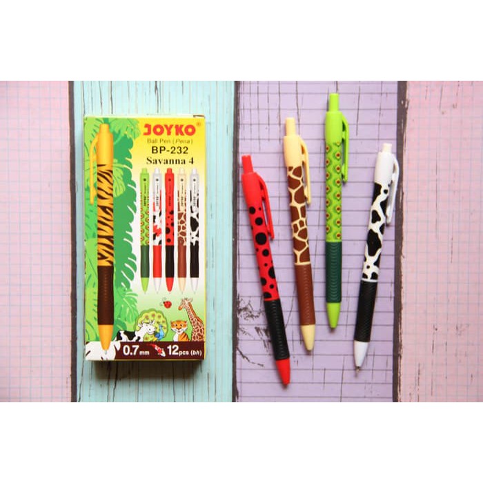 

SUPER SALE Pulpen Joyko savanna 4 BP-232 HITAM ( Per lusin )
