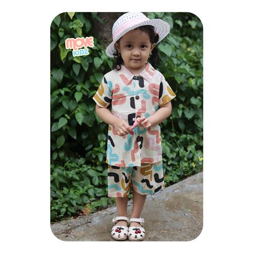 Movekidz - Baju Tidur Anak / Piyama Anak / Piyama Anak Rayon / Baju Tidur Setelan Anak Rayon / Piyam