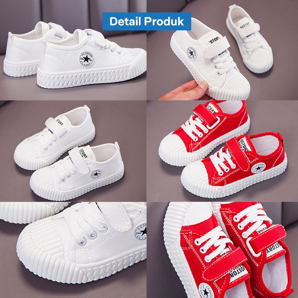 LAPAGO - Sepatu Sneaker Anak Laki Laki Perempuan Casual Colorful Import Usia 1 - 8 Tahun Type MDL