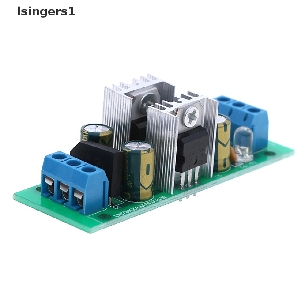 (lsingers1) Lm7812 + LM7912 regulator power supply dual voltage 12V