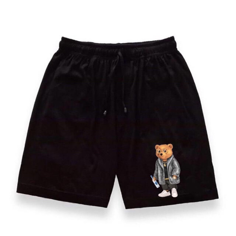 Boxer Hitam Printing Dtf Hype Bear