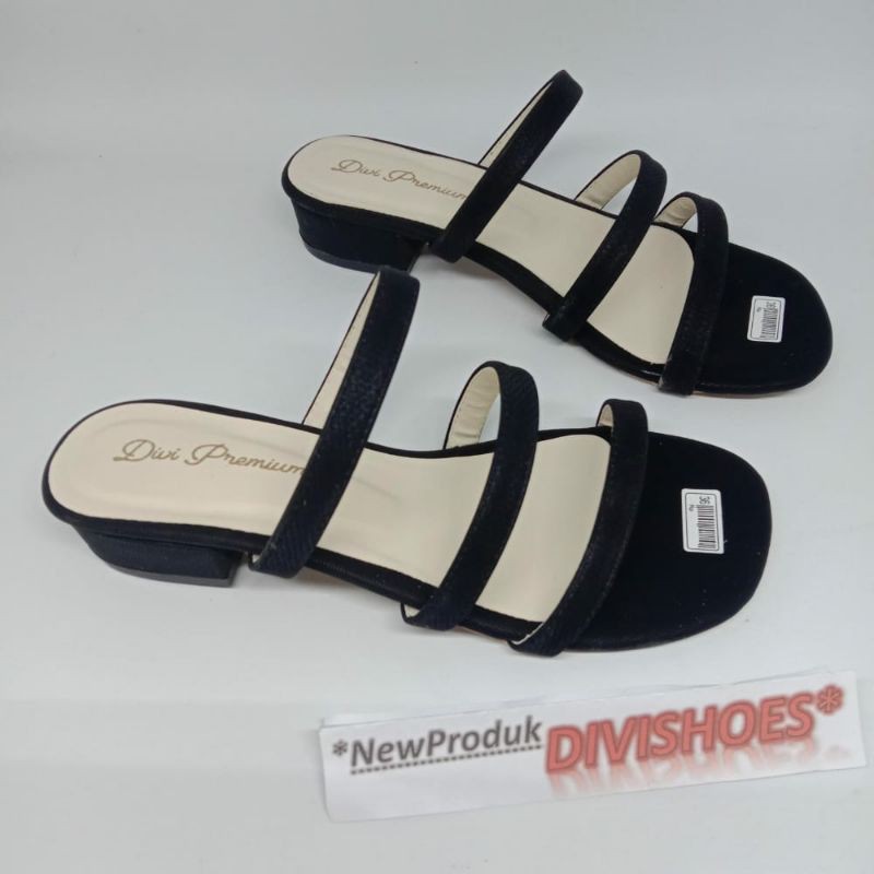 PROMO 12.12 BIGSALE Sandal Tali Hak Tahu 2cm PD364 Premium Quality 100% REALPICT