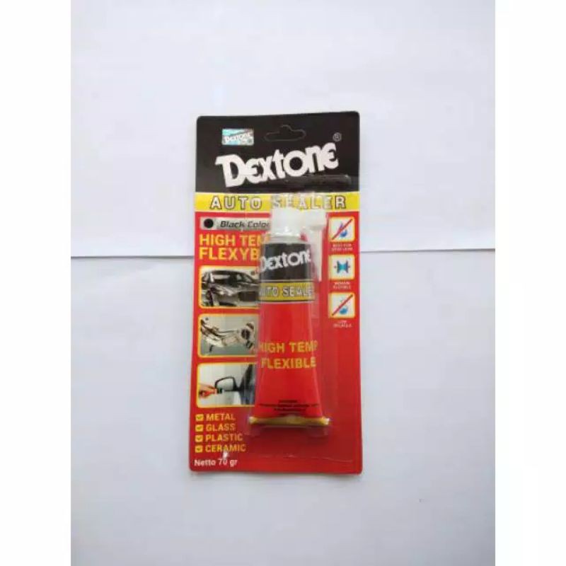 

Dextone Lem Silicon Black 70gr Autosealer Rubber Hitam