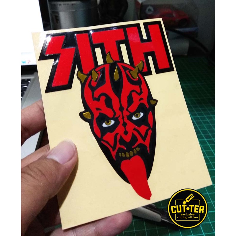 cutting sticker DARTH MAUL starwars