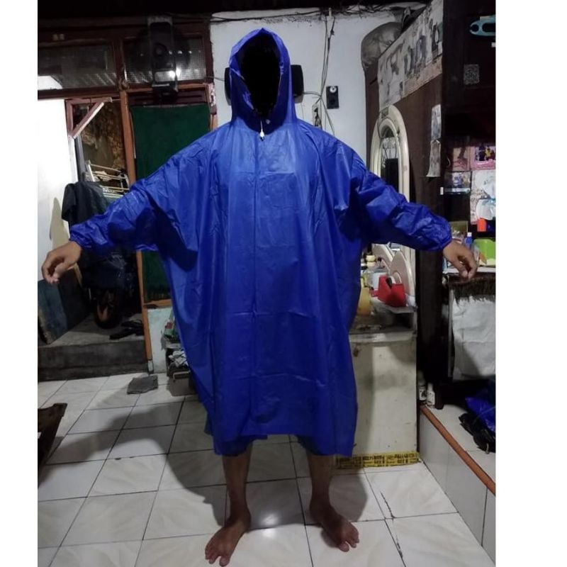 Jas Hujan Ponco Lengan Medium Lengan R Murah Elephant Gajah / Poncho Kelelawar Kalong Laris Grosir