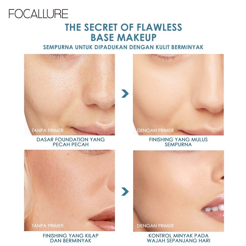 Focallure Blurmax And Glowmax Pore-minimize Primer FA138 FA 138 waterproof tahan lama