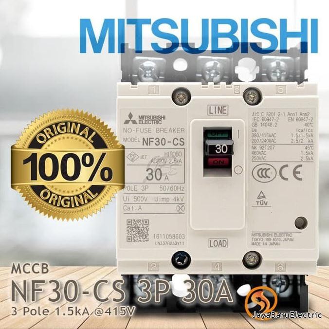 MCCB NFB Mitsubishi NF30-CS 3P 30A