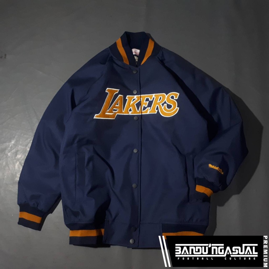 VARSITY JACKET "MITCHELL & NESS" LAKERS (NAVY)