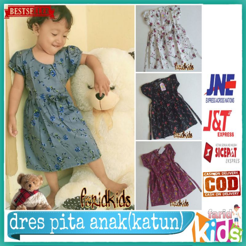 (COD)DRES ANAK||DRES PITA|| DRES KARAKTER|| DRES KATUN 2-6 tahun