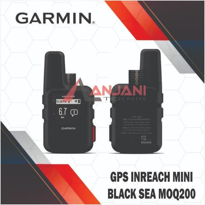 GARMIN GPS INREACH MINI BLACK SEA MOQ200 MOQ 200 KOMUNIKATOR SATELIT