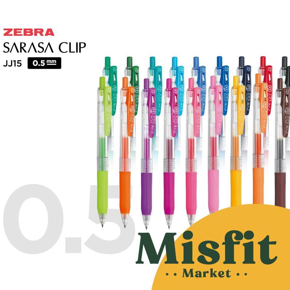 

S&K | ZEBRA SARASA CLIP JJ15 Gel Pen 0.5 mm |Terkini