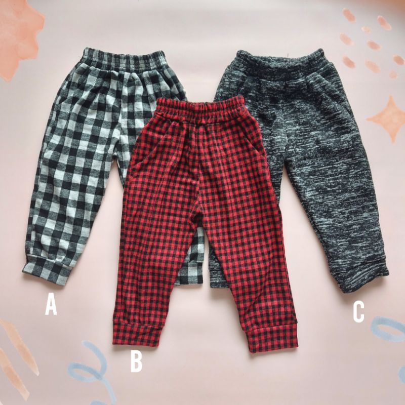 2-5 Thn - Celana Jogger Panjang Anak Laki Laki - Celana Panjang Anak Laki Laki Grosir