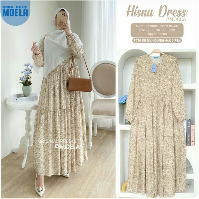 HISNA Maxi Dress Ori by Moela