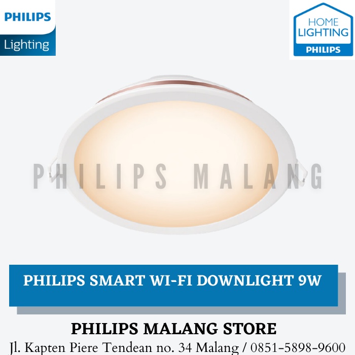 Philips Smart Wifi LED Downlight 9W - downlight murah