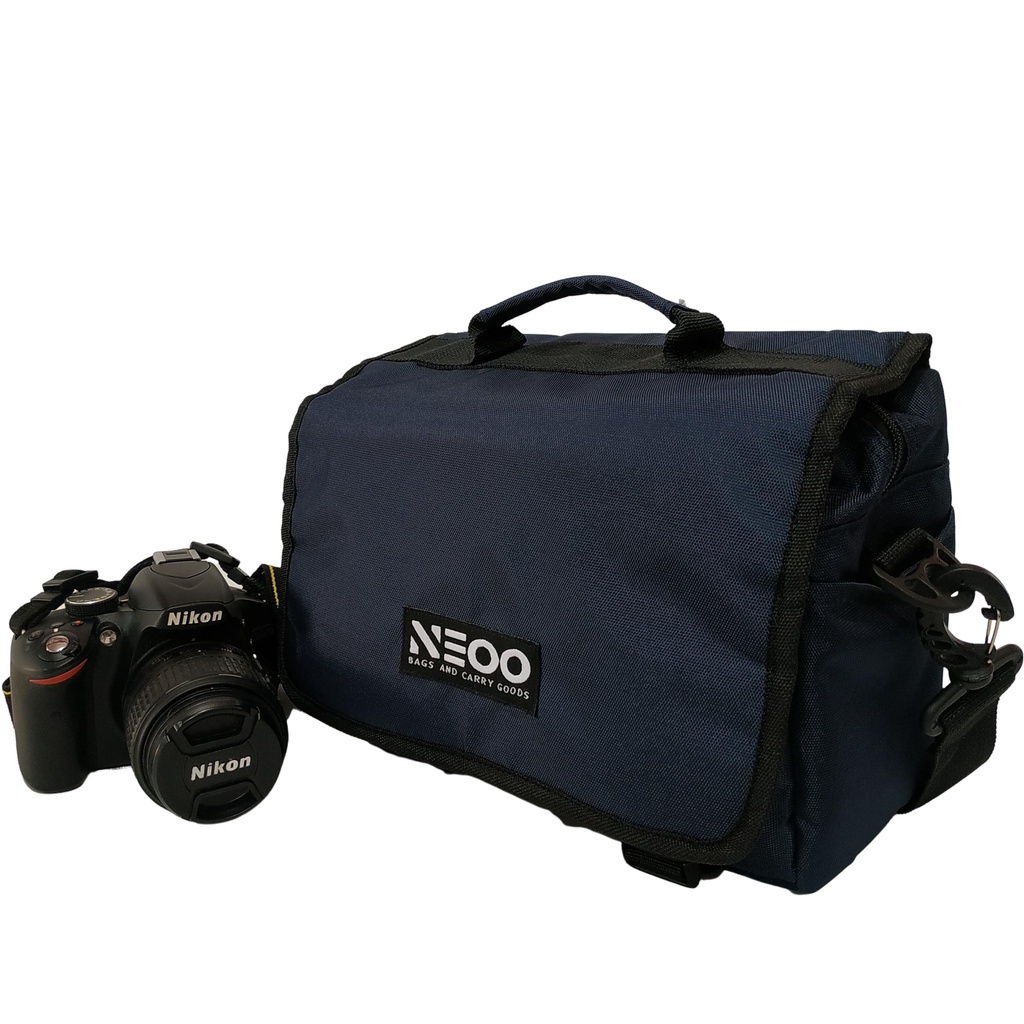 Tas Kamera DSLR Mirrorless Camera Sling Bag Neoo Snapshot Navy