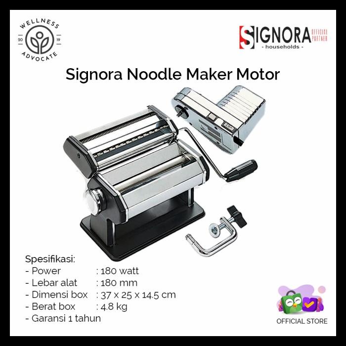 

Signora Noodle Maker Motor | Pembuat Mie Pasta Processor Maker