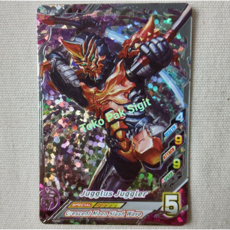 Jugglus Juggler B1-016 Kartu Ultraman Fusion Fight R/B RB Card Ver 1 BANDAI