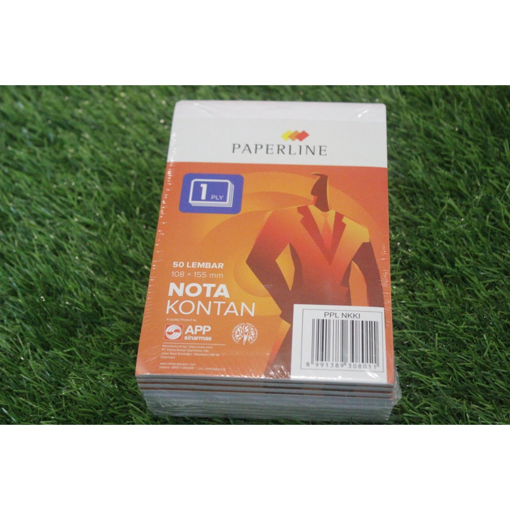 

PAPERLINE NOTA KONTAN KECIL 1 PLY / ISI 25 SET / 108 x 155 mm
