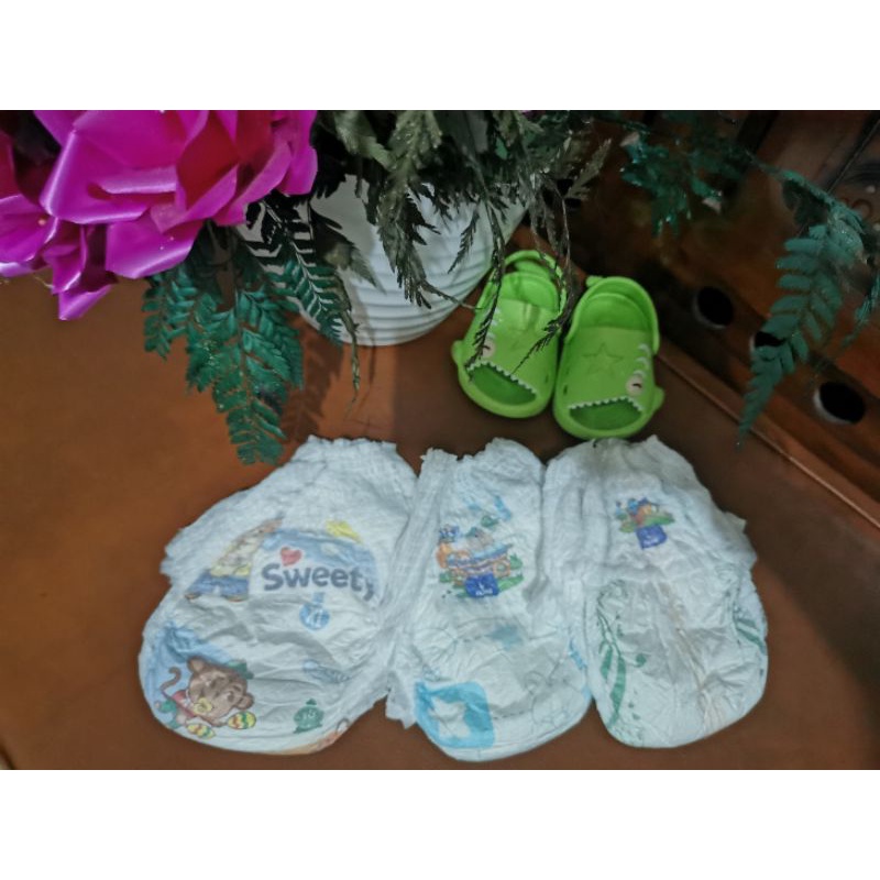 Popok Bayi Repack L 12pcs Sweety Bronze Silver Gold Non kemasan