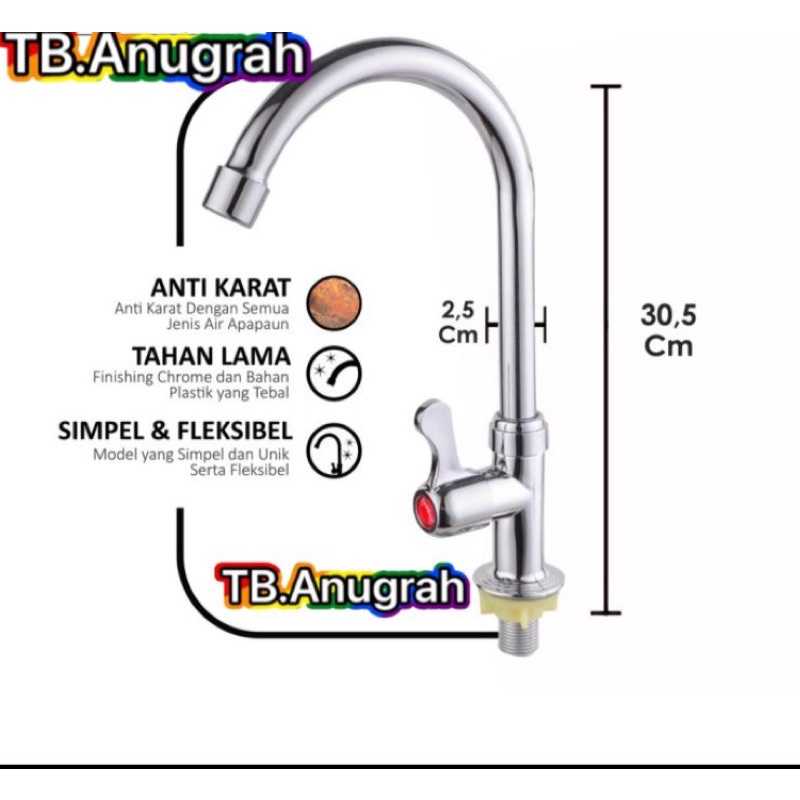 KRAN ANGSA KRAN DAPUR KERAN AIR KRAN AIR KERAN ANGSA WASTAFEL KERAN AIR DAPUR KRAN MURAH KERAN MURAH