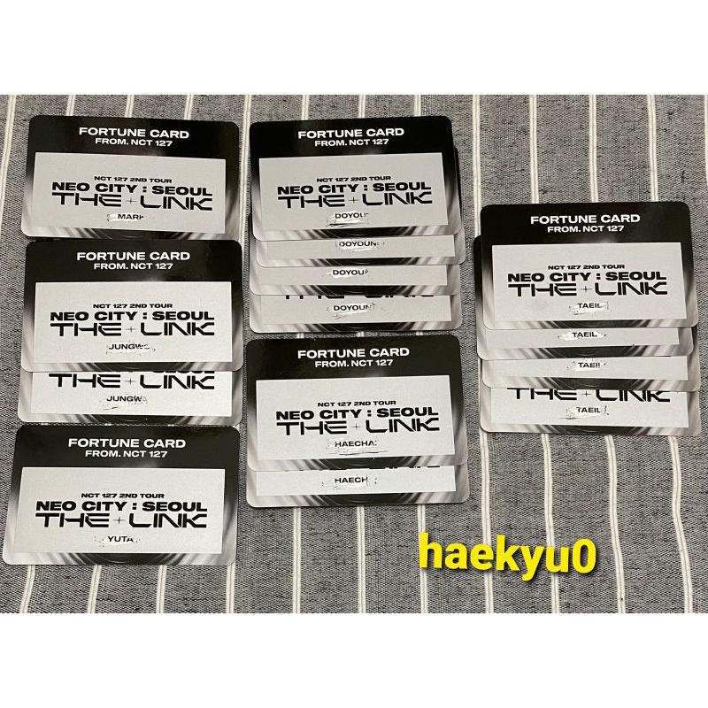 NCT 127 Fortune scratch