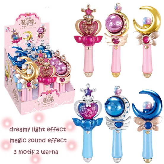 [ORGM] Mainan Tongkat Peri Princess Sailor Moon Magic Wand