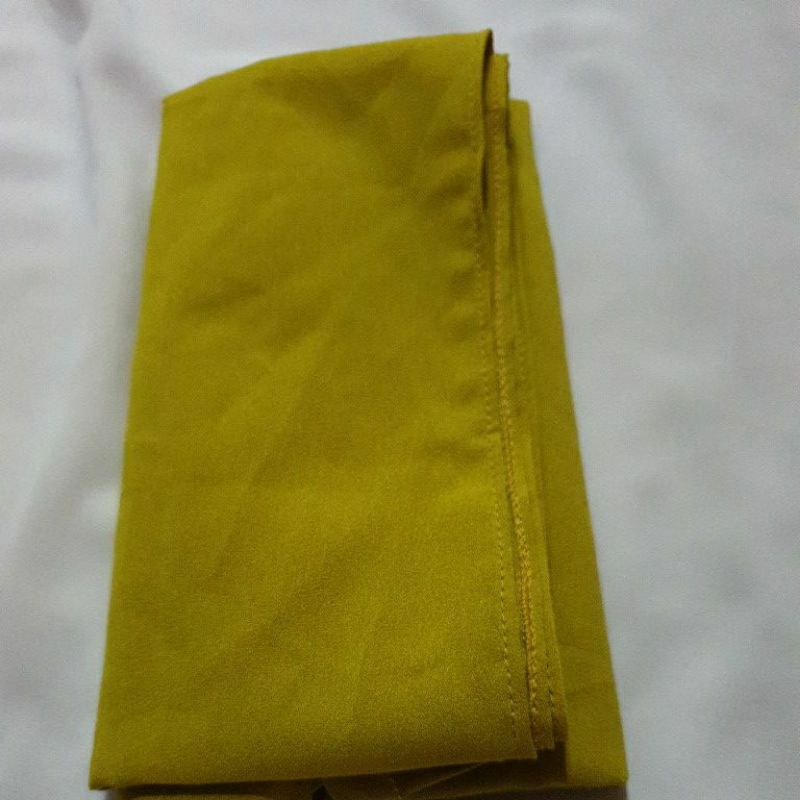 Pashmina Diamond ) Pashmina Polos Tanpa Tali-Lemon