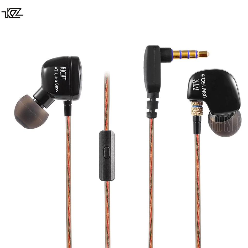 Knowledge Zenith HiFi Earphones Microphone Edition - KZ-ATR