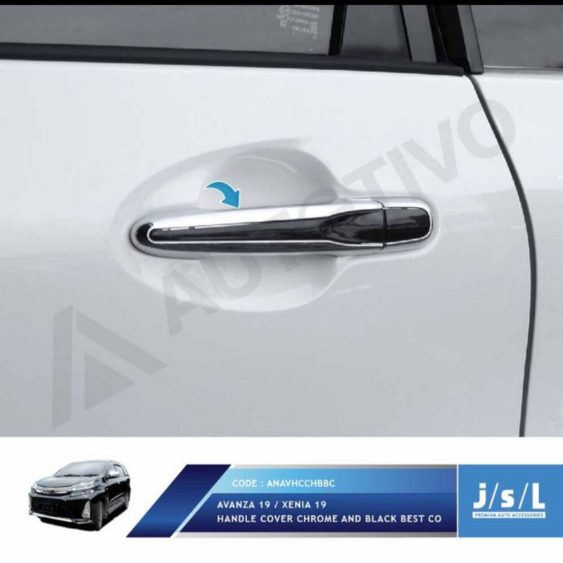 cover handle Avanza Xenia 2019 standar black chrome