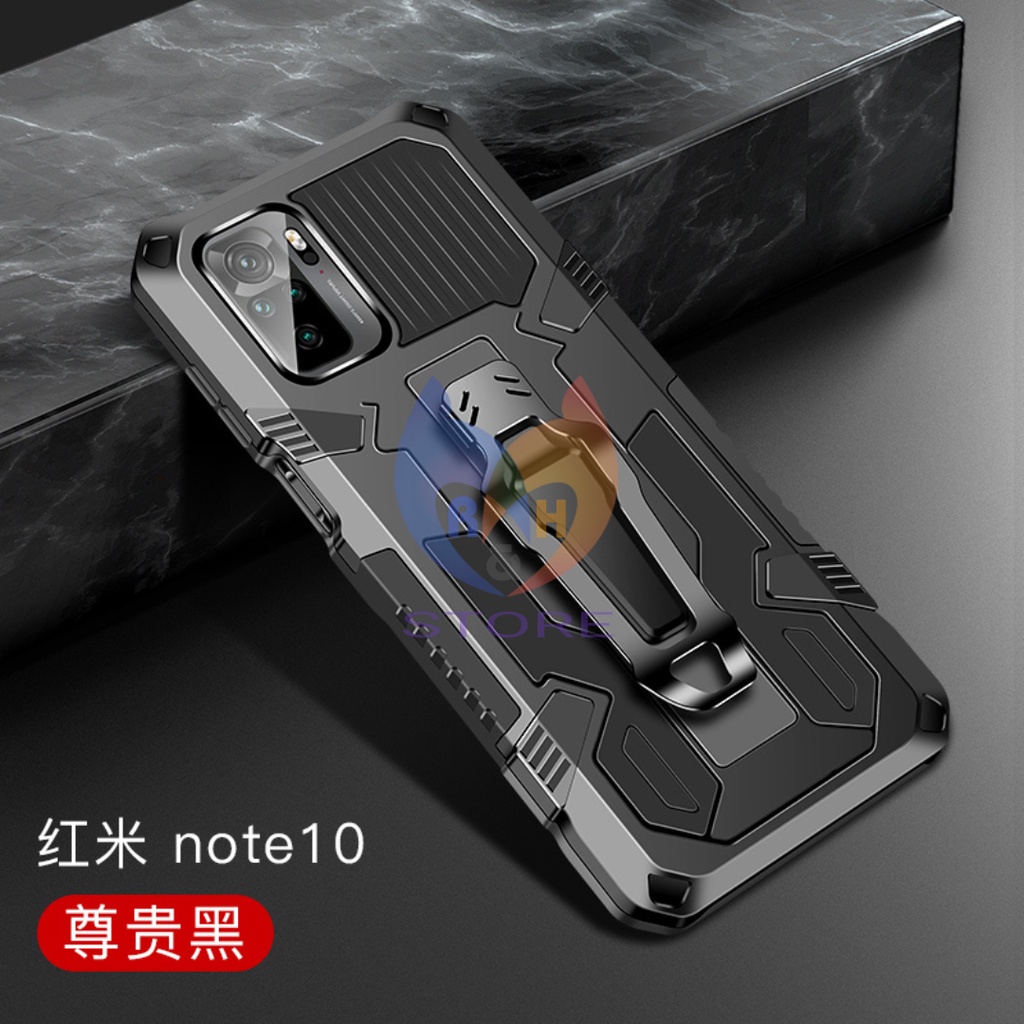 Case Xiaomi Redmi Note 10 4G Note 10s Note 10 Biasa Note 10 5G Note 10 Pro 4G Hardcase Rugged Armor 