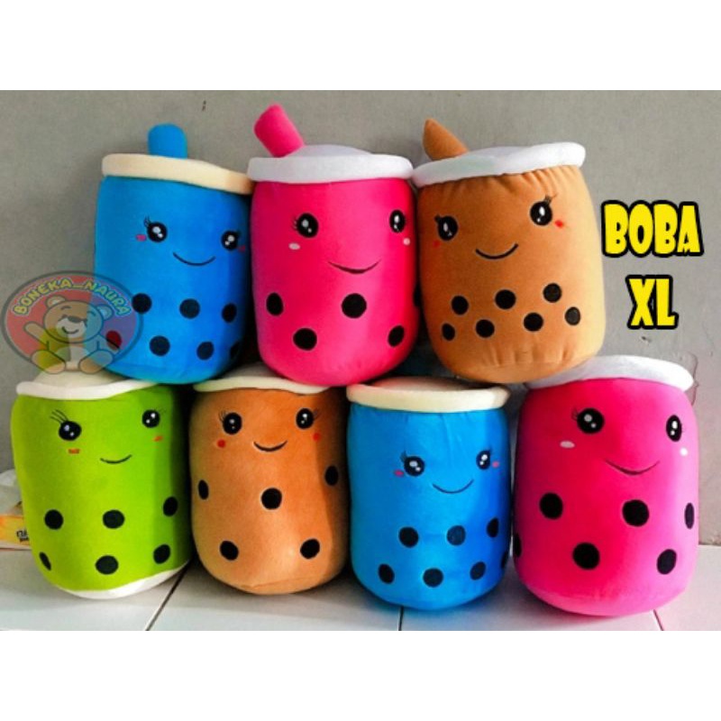 BONEKA BOBA JUMBO SEDANG  /BONEKA MINUMAN BOBA MURAH /BOBA MILK TEA VIRAL