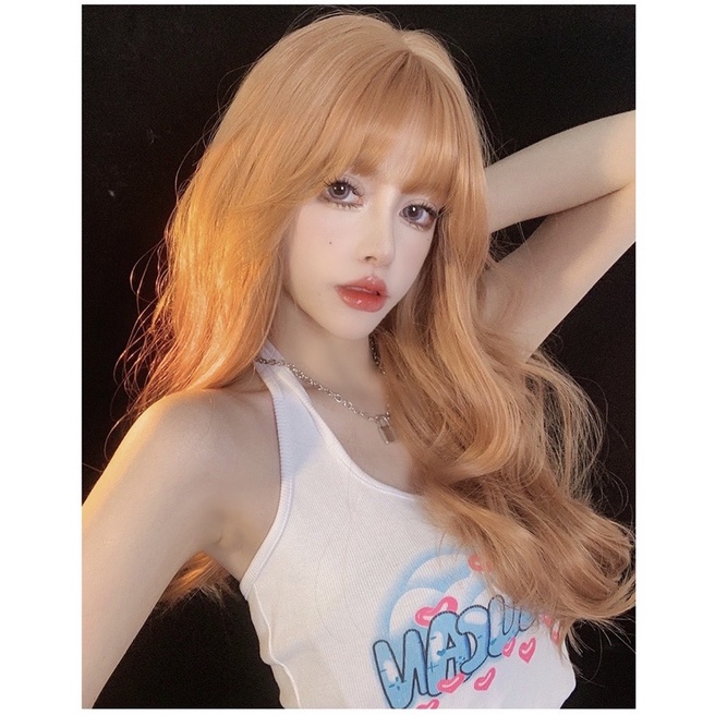 T43 full wig korean layer wave 70 cm