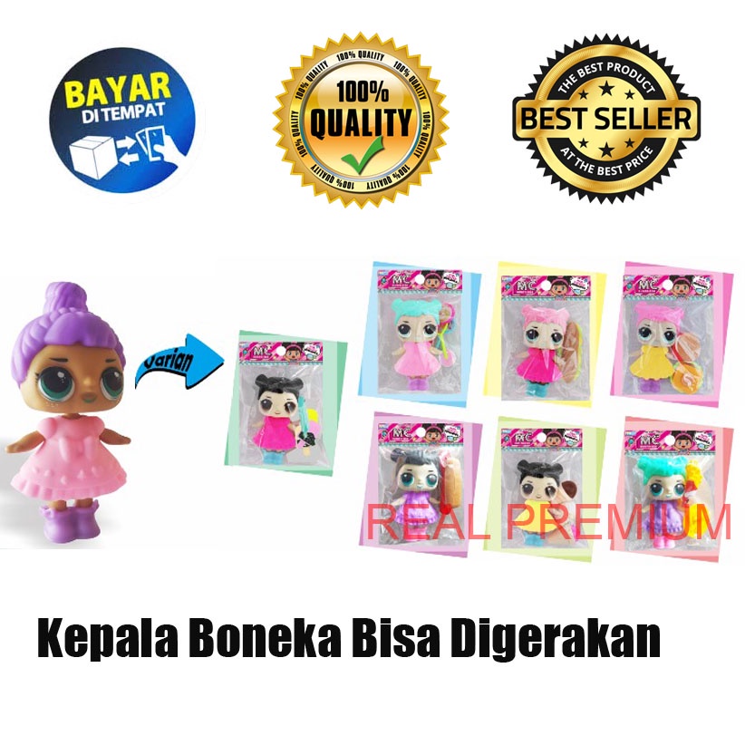 Mainan Anak Boneka Mini MO 01 plus Aksesoris Mainan