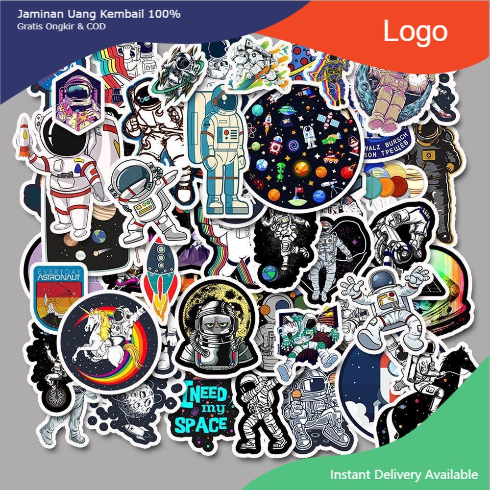 

(PROMO) PROMO STIKERS ASTRONOT LUAR ANGKASA COCOK UNTUK HELM KOMPUTER HP TUMBLER SEPEDA MOTOR HELM BOTOL MINUM