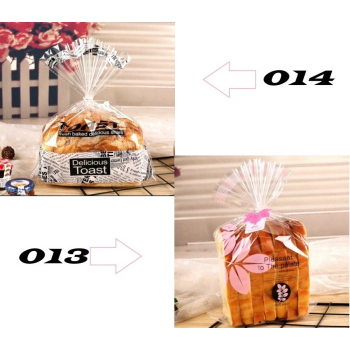 

Plastik Roti Bening Motif / Kantong Plastik Roti Motif